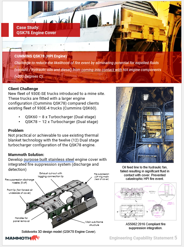 Cummins QSK78 Engine Cover